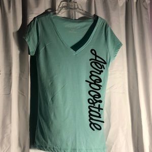 Aeropostale Teal T-Shirt